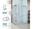 Душевой уголок GuteWetter gwmpkb019r 95x105x200 см, профиль хром блестящий, стекло матовое закаленное 6 мм 4698031936571 3