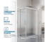 Душевой уголок GuteWetter gwmpkb019rc 100x75x200 см, профиль хром матовый, стекло матовое закаленное 6 мм 4698032704582 2