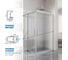 Душевой уголок GuteWetter gwmpkb019rc 100x75x200 см, профиль хром матовый, стекло матовое закаленное 6 мм 4698032704582 3