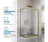 Душевой уголок GuteWetter gwmpkb019rc 100x70x200 см, профиль бронзовый, стекло бесцветное закаленное 6 мм 4698032704438 2
