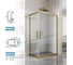 Душевой уголок GuteWetter gwmpkb019rc 100x70x200 см, профиль бронзовый, стекло бесцветное закаленное 6 мм 4698032704438 3