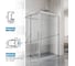 Душевой уголок GuteWetter gwmpkb019rc 100x70x200 см, профиль хром матовый, стекло бесцветное закаленное 6 мм 4698032704476 3