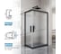Душевой уголок GuteWetter gwmpkb019rc 100x80x200 см, профиль черный матовый, стекло матовое закаленное 6 мм 4698032704704 3