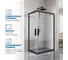 Душевой уголок GuteWetter gwmpkb019rc 100x80x200 см, профиль черный матовый, стекло бесцветное закаленное 6 мм 4698032704698 2