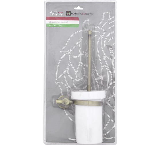 Держатель щетки Manzzaro Decore 55.37.04 АВ (блистер) 109598