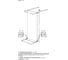 Душевая перегородка ALLEN BRAU INFINITY 2, 8мм, 1000(990мм) прозрачная, медь браш 3.21041.60 00323833 2