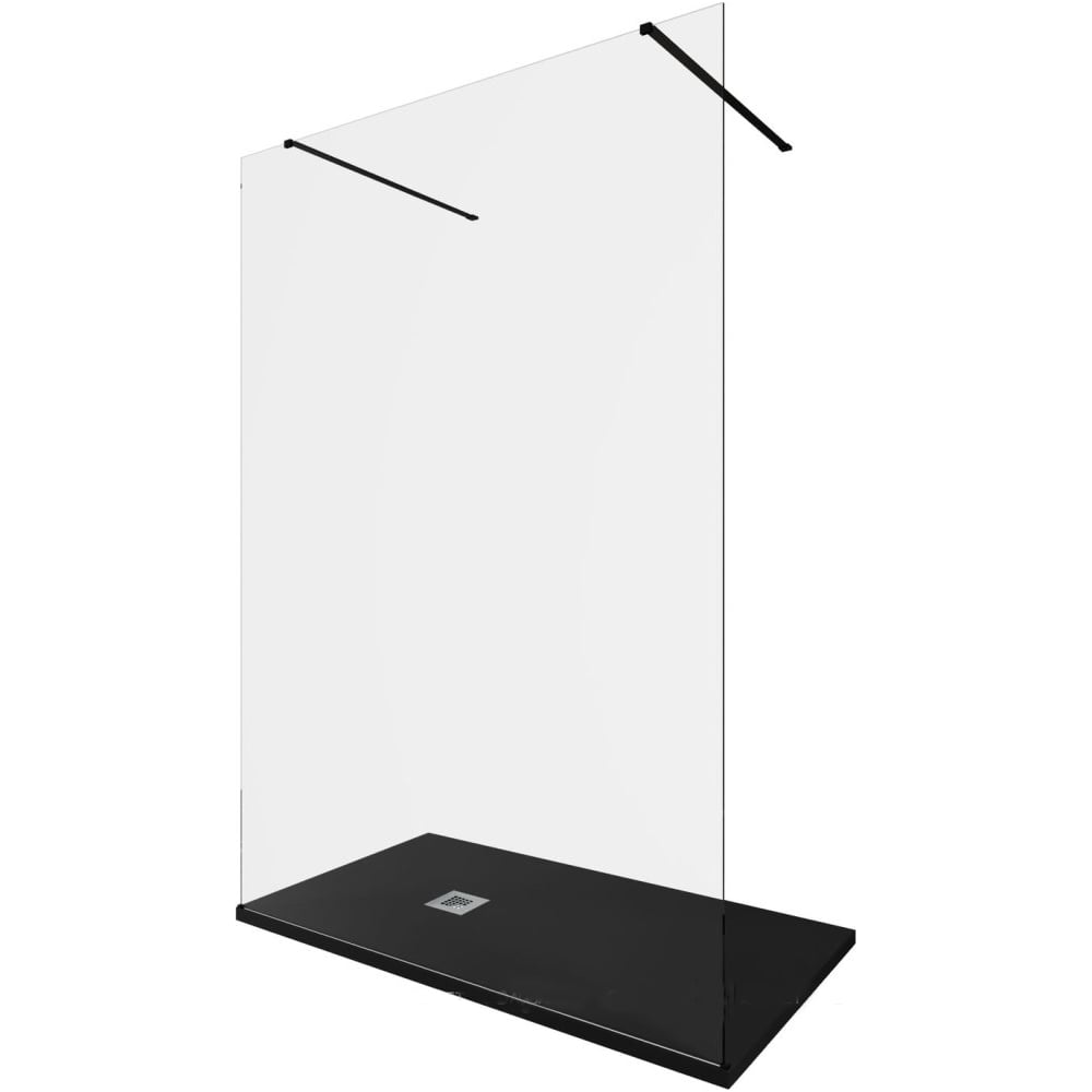 Душевая перегородка ALLEN BRAU 3.21051.BBA INFINITY 2, 8мм, 1400(1390мм ...