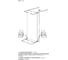 Душевая перегородка ALLEN BRAU INFINITY 2, 8мм, 1000(990мм) тонированная, медь браш 3.21042.60.T 00323834 3
