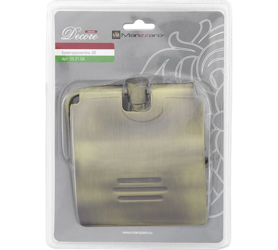 Бумагодержатель Manzzaro Decore 55.31.04 АВ (блистер) 109594