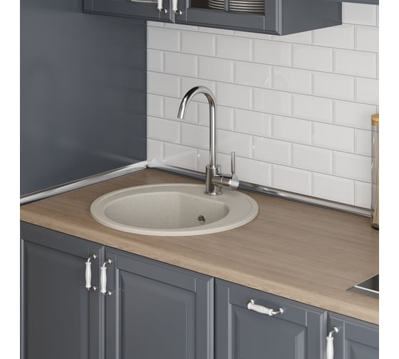 Смеситель для кухни Teymi Iva, хром T10221 ЦБ-00269203