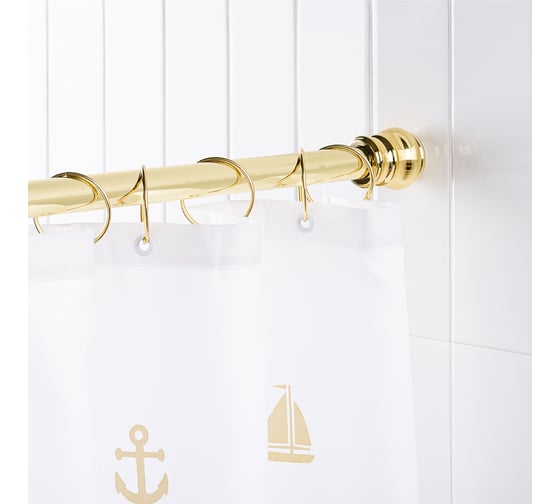 Карниз для занавесок WESS Capriccio 140-260 см, gold G70-14