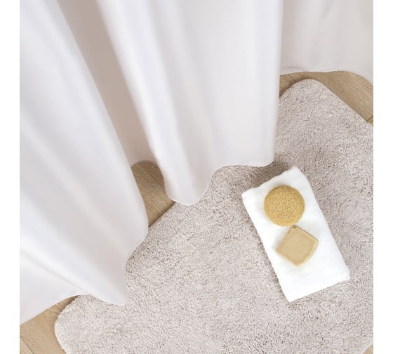 Мягкий коврик для ванной комнаты WESS Brillar 50х80 см, beige A60-60