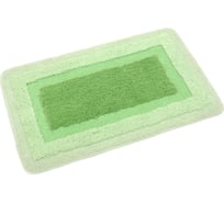 Мягкий коврик для ванной комнаты WESS Belorr 50х80 см, green A13-52