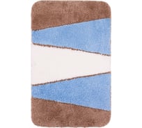 Мягкий коврик для ванной комнаты WESS Rainbow 50х80 см, blue A59-30