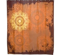 Занавеска (штора) для ванной комнаты WESS Meknes тканевая, 180x200 см T537-6