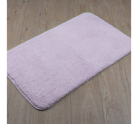 Мягкий коврик для ванной комнаты WESS Brillar 50х80 см, pink A60-80