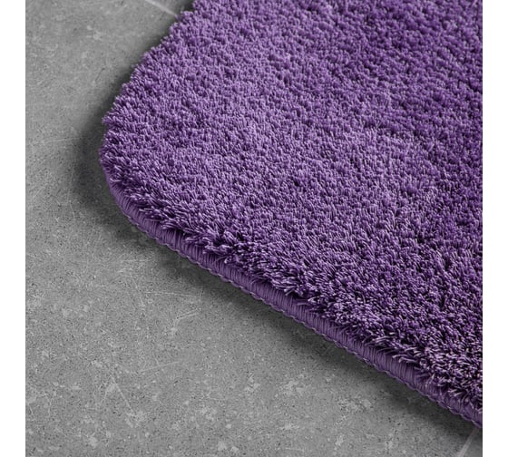 Мягкий коврик для ванной комнаты WESS Purple 50х80 см A43-70