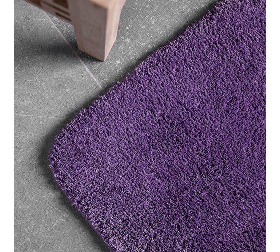 Мягкий коврик для ванной комнаты WESS Purple 50х80 см A43-70