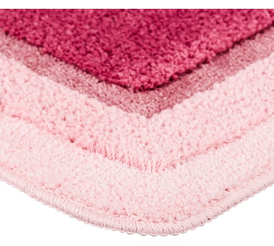Мягкий коврик для ванной комнаты WESS Belorr 50х80 см, pink A13-80