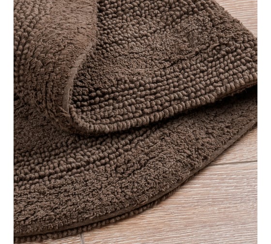 Мягкий коврик Moroshka Naturel для ванной комнаты 60х90 см xx004-22