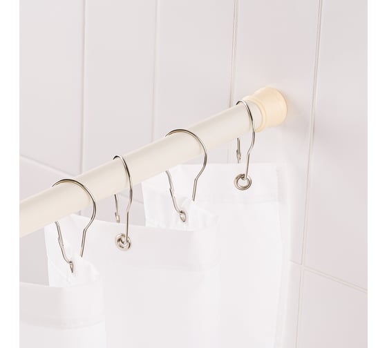Карниз для занавесок VERRAN 140-260 см, диаметр 22/25 мм beige 690-30