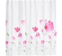 Тканевая занавеска (штора) для ванной комнаты VERRAN 180x180 см Lily 631-30