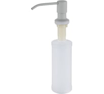 Дозатор GranFest QUARZ круглый с колбой, 250мл, Z-5001 серый