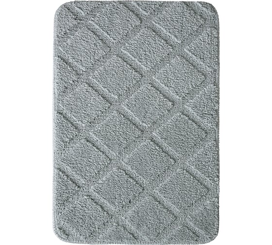 Мягкий коврик для ванной комнаты VERRAN Rombo 40х60 см 069-60