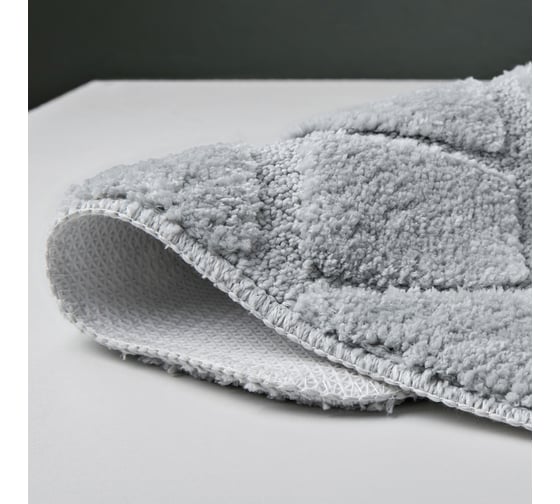 Мягкий коврик для ванной комнаты VERRAN Rombo 40х60 см 069-60