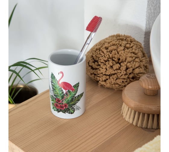 Стакан для зубных щеток VERRAN Flamingo 850-29