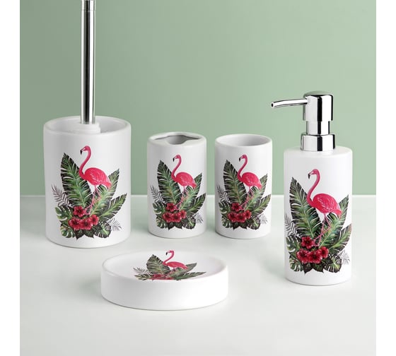 Стакан для зубных щеток VERRAN Flamingo 850-29