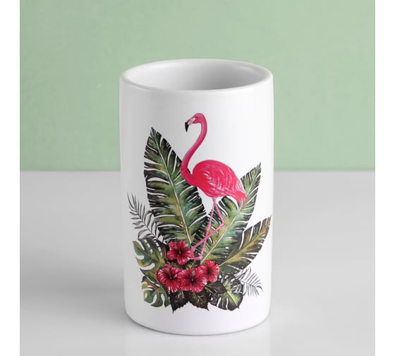 Стакан для зубных щеток VERRAN Flamingo 850-29