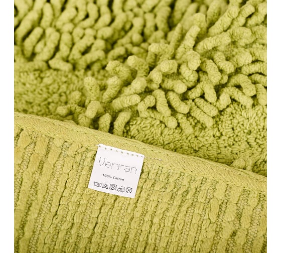 Мягкий коврик для ванной комнаты VERRAN Spark green 50х80 см 034-50