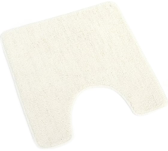 Мягкий коврик для туалета VERRAN Checks beige 50x50 см 012-12