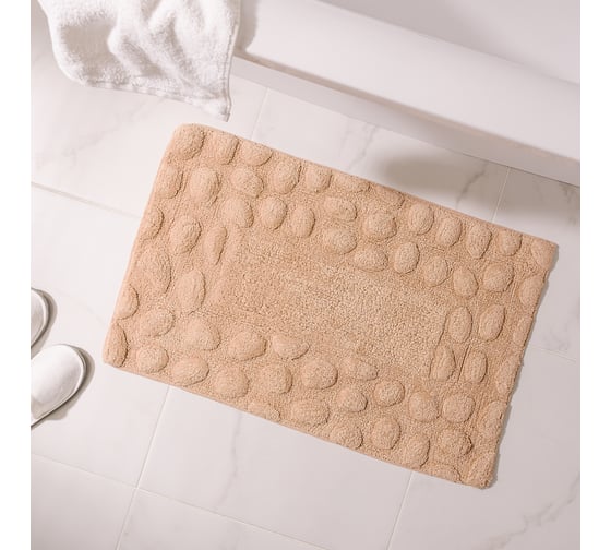 Мягкий коврик для ванной комнаты VERRAN Stones 50х80 см 024-60