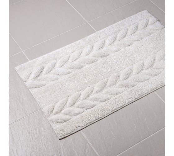 Мягкий коврик для ванной комнаты VERRAN Trenza 50х80 см 068-60