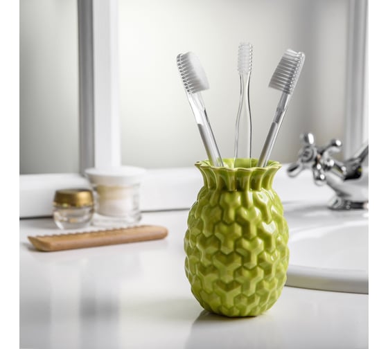 Стакан для зубных щеток VERRAN Ananas 850-31