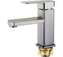 Смеситель для раковины умывальника G-lauf с коротким изливом, сатин NEB1-A123KH