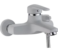 Смеситель для ванны и душа Solone с коротким изливом и душевой лейкой, белый SITB3-A182YW