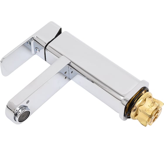Смеситель для раковины G-lauf с монолитным изливом, хром NEB1-A123