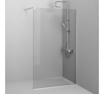 Душевая перегородка AM.PM Func 120x200, стекло прозр. 8 мм + покрытие, профиль мат хром W84WI-120-F1-MTE
