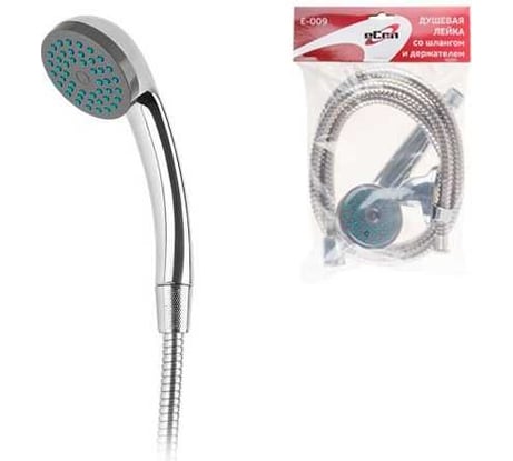 Душевая лейка со шлангом и держателем A-five E-009