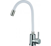 Смеситель для кухни Solone с высоким гибким изливом, серый EZA4-F090GY