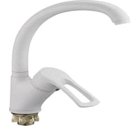 Смеситель для кухни G-lauf с высоким поворотным изливом, белый 9G4-A181KW