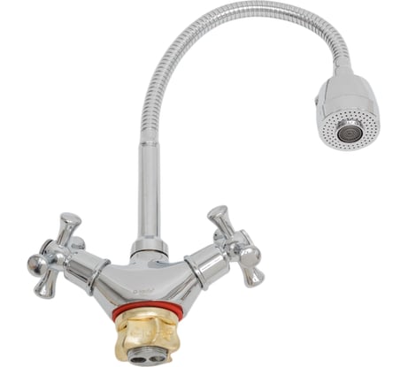 Смеситель для кухни G-lauf с высоким гибким изливом, хром QTZ4-E827