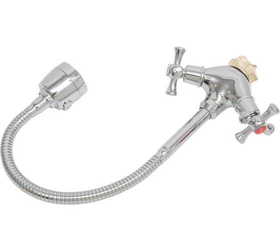 Смеситель для кухни G-lauf с высоким гибким изливом, хром QTZ4-E827