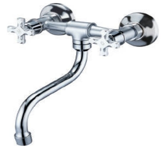 Смеситель для кухни Solone с поворотным изливом, хром JIK12-A102-A