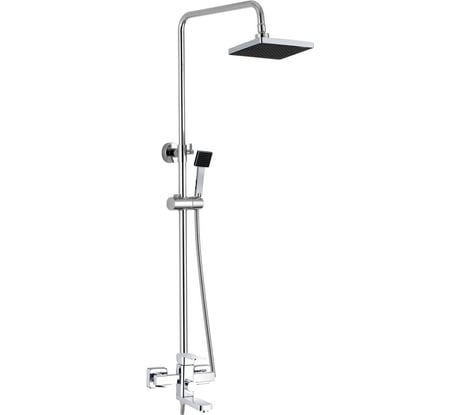 Душевая стойка со смесителем G-lauf поворотный излив, хром NEB16-A123