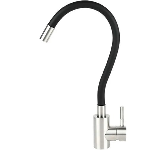 Смеситель для кухни Solone с гибким цветным изливом EZA4-F090KB