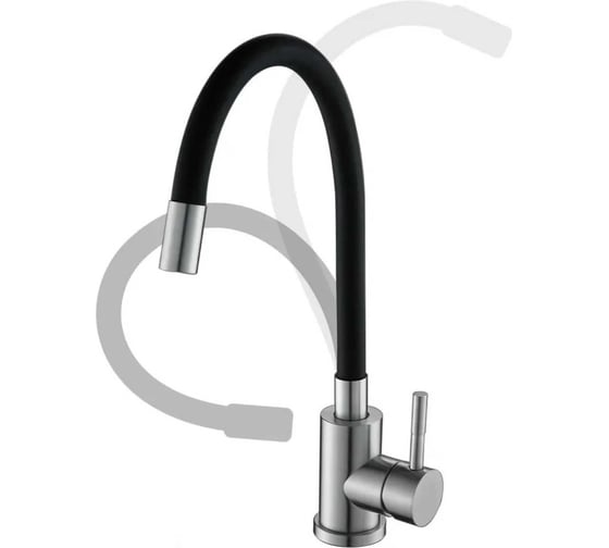 Смеситель для кухни Solone с гибким цветным изливом EZA4-F090KB